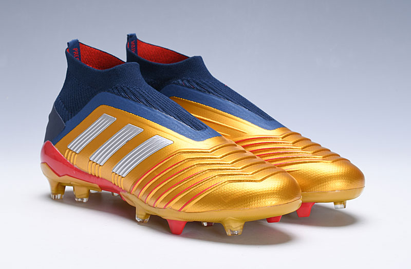 Adidas Predator 19+ FG 'Gold Navy' G27781 - High-Performance Football Boots for Ultimate Control Adidas Predator 19+ FG 'Gold Navy' G27781 - High-Performance Football Boots for Ultimate Control