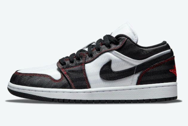 Air Jordan 1 Low SE Utility White/Black-Gym Red DD9337-106 - Stylish and Versatile Sneakers