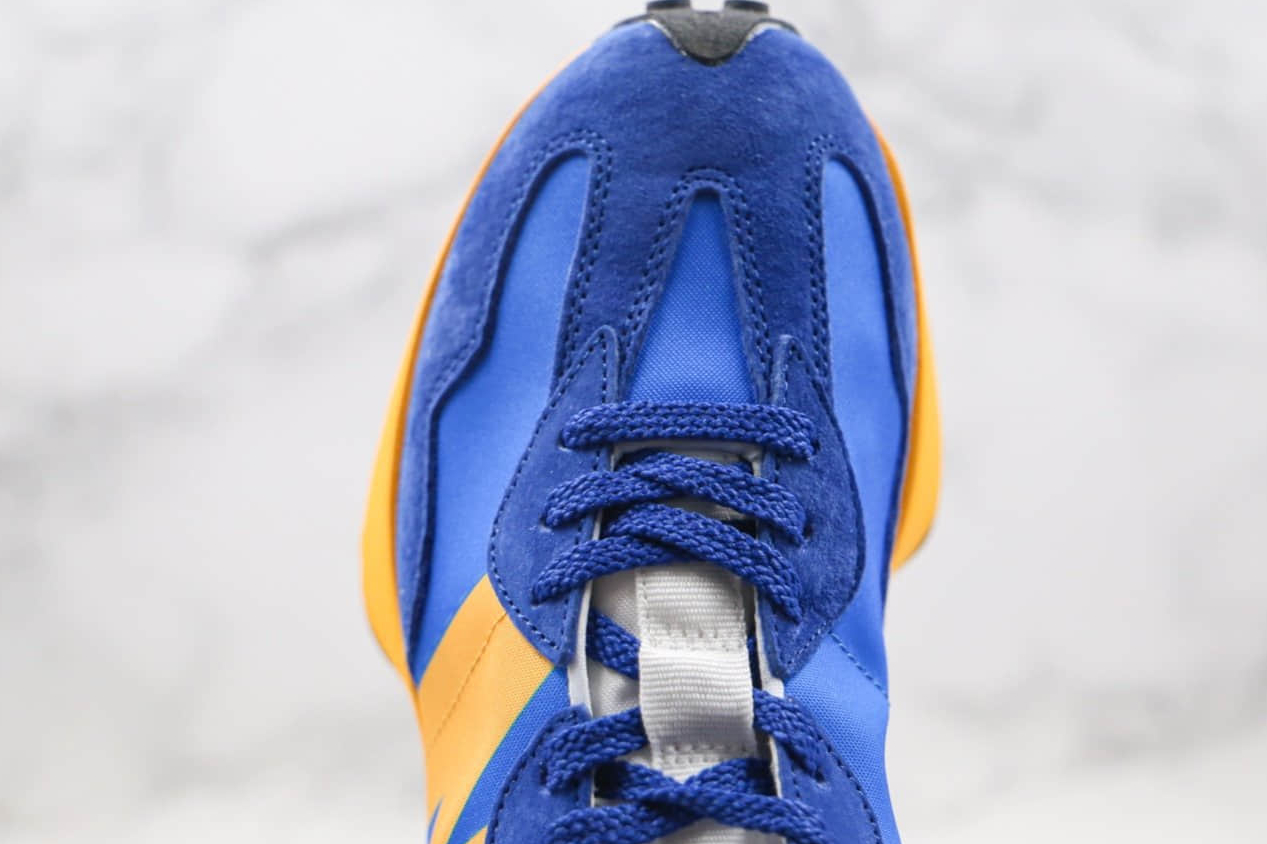 New Balance 327 Marine Blue Yellow Sneakers - MS327CLB New Balance 327 Marine Blue Yellow Sneakers - MS327CLB