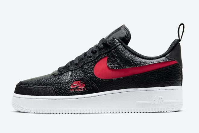 Nike Air Force 1 Low LV8 Utility Black/University Red-White CW7579-001 – Top-Notch Style for Sneaker Lovers