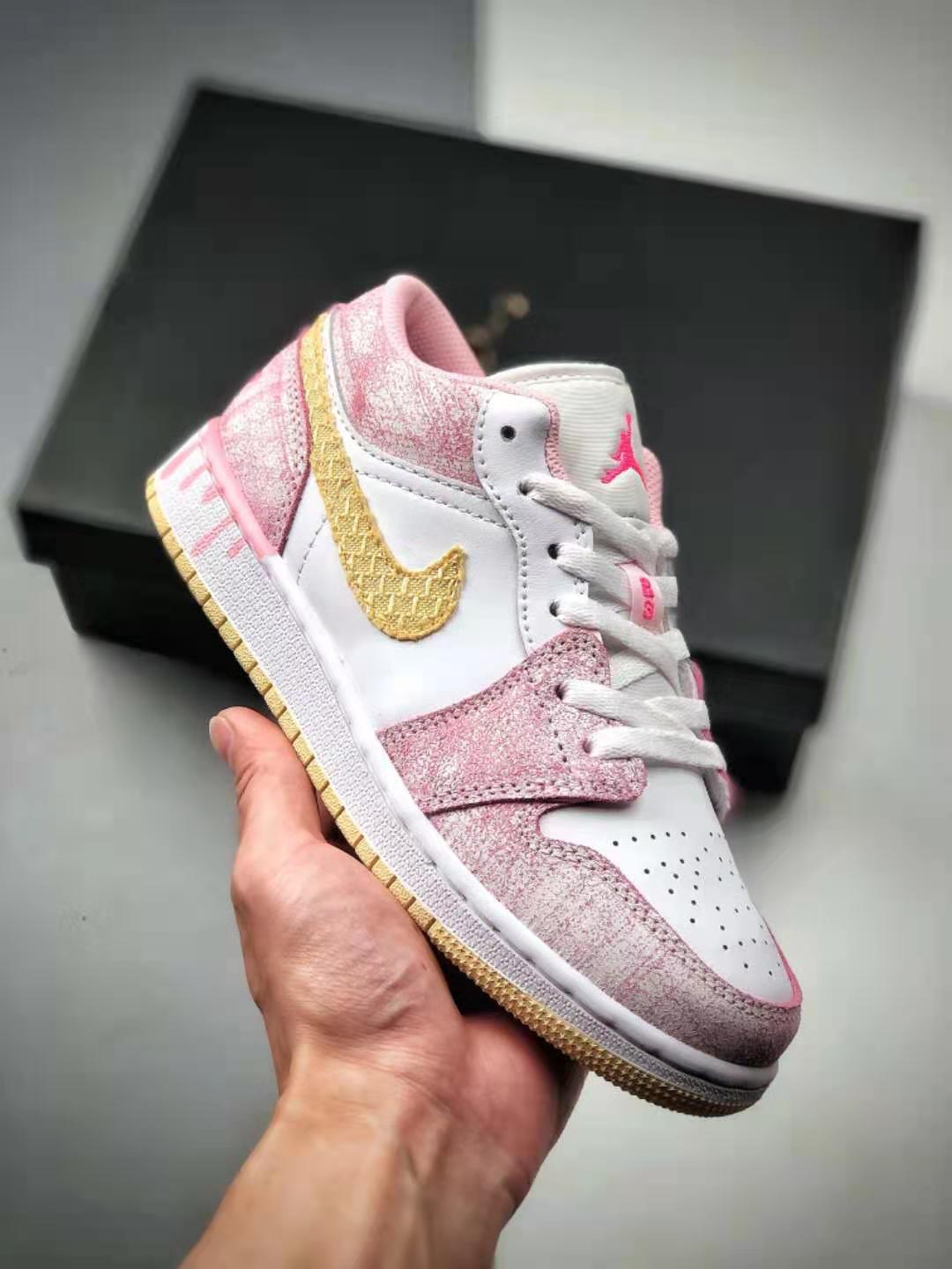 Air Jordan 1 Low 'Strawberry Ice Cream' CW7104-601 - Sweet and Stylish Sneakers