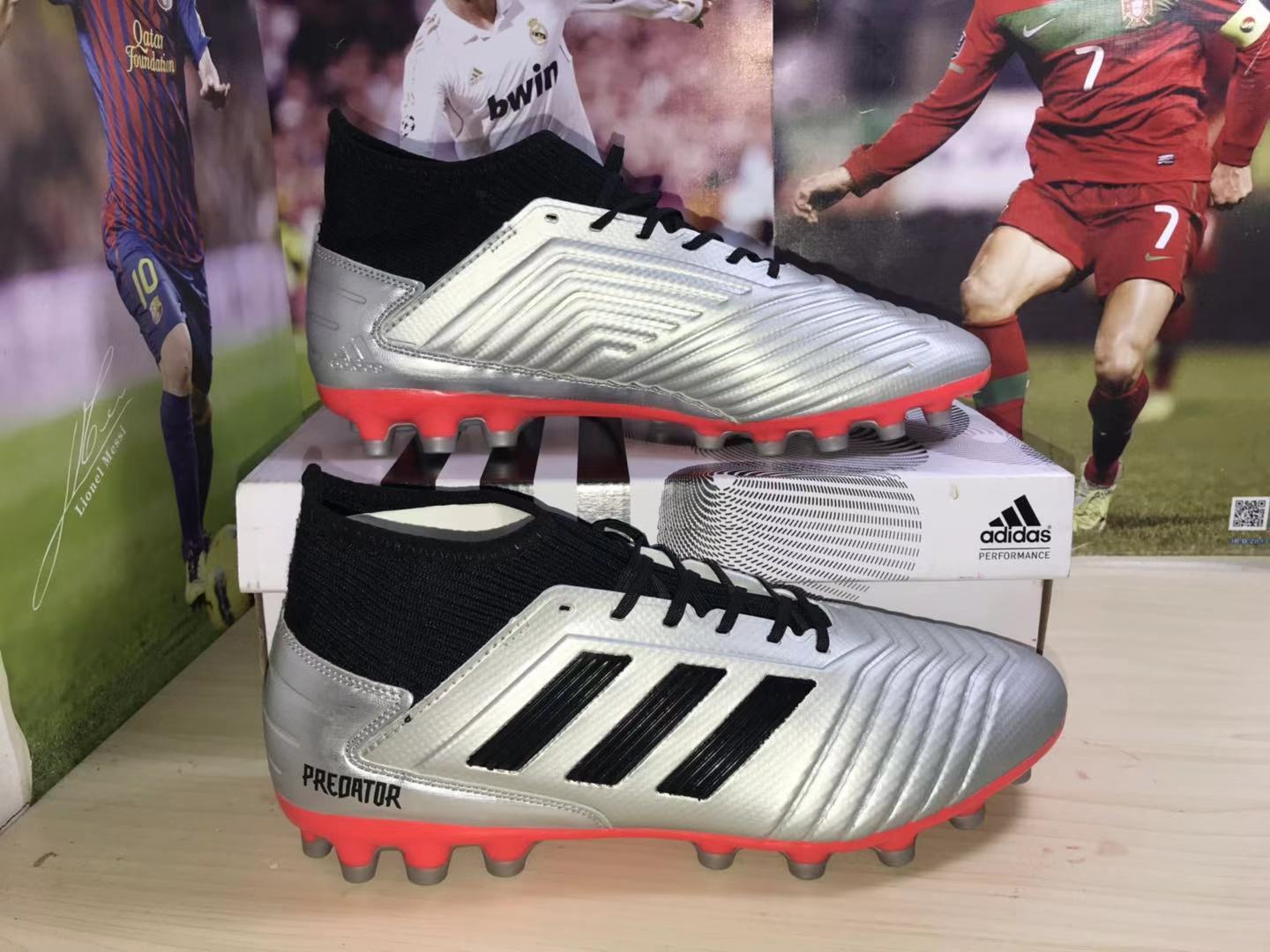 Adidas Predator 19.3 AG Silver F99989 - Enhance Your Game with Precision Adidas Predator 19.3 AG Silver F99989 - Enhance Your Game with Precision