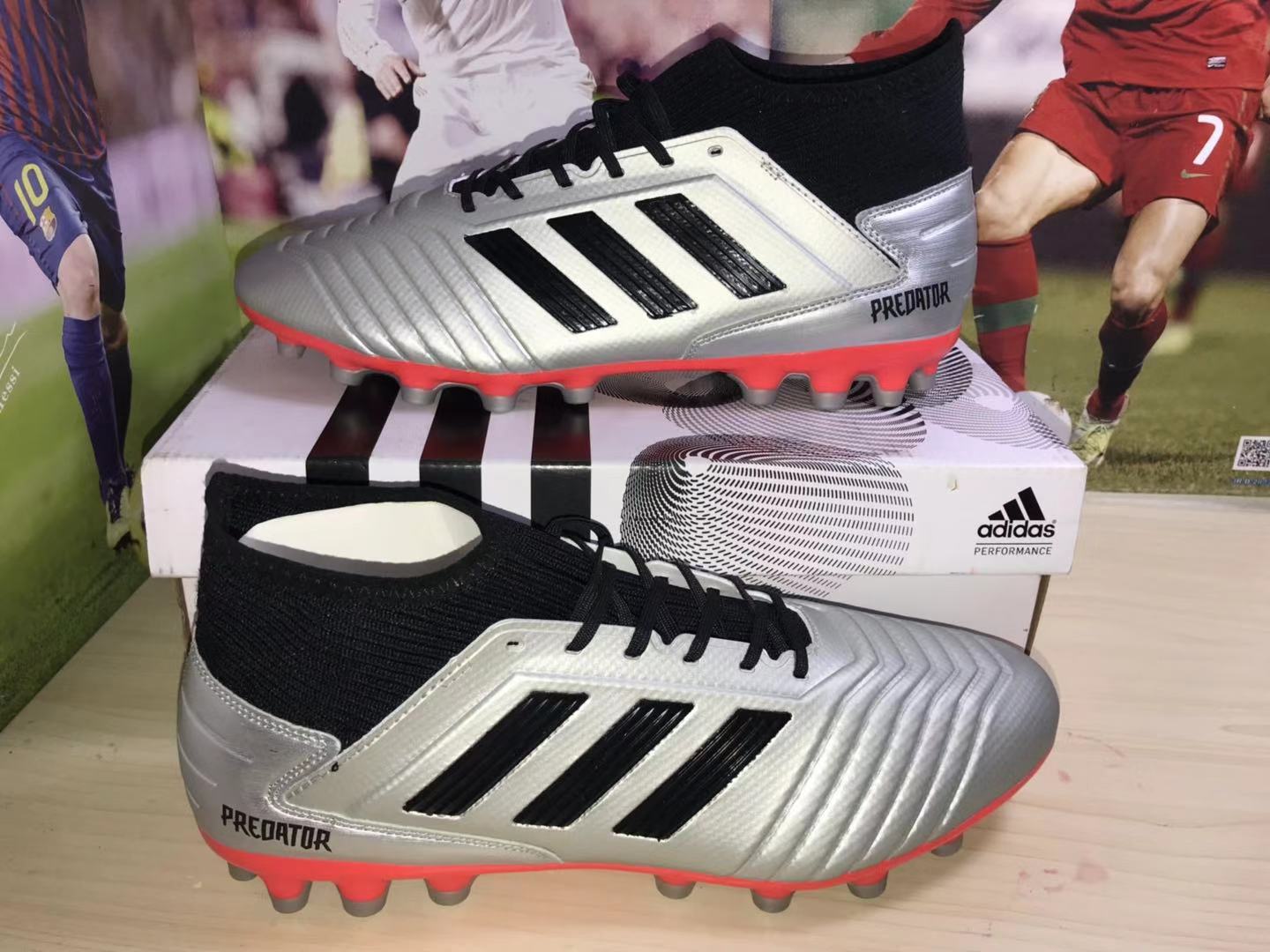 Adidas Predator 19.3 AG Silver F99989 - Enhance Your Game with Precision Adidas Predator 19.3 AG Silver F99989 - Enhance Your Game with Precision