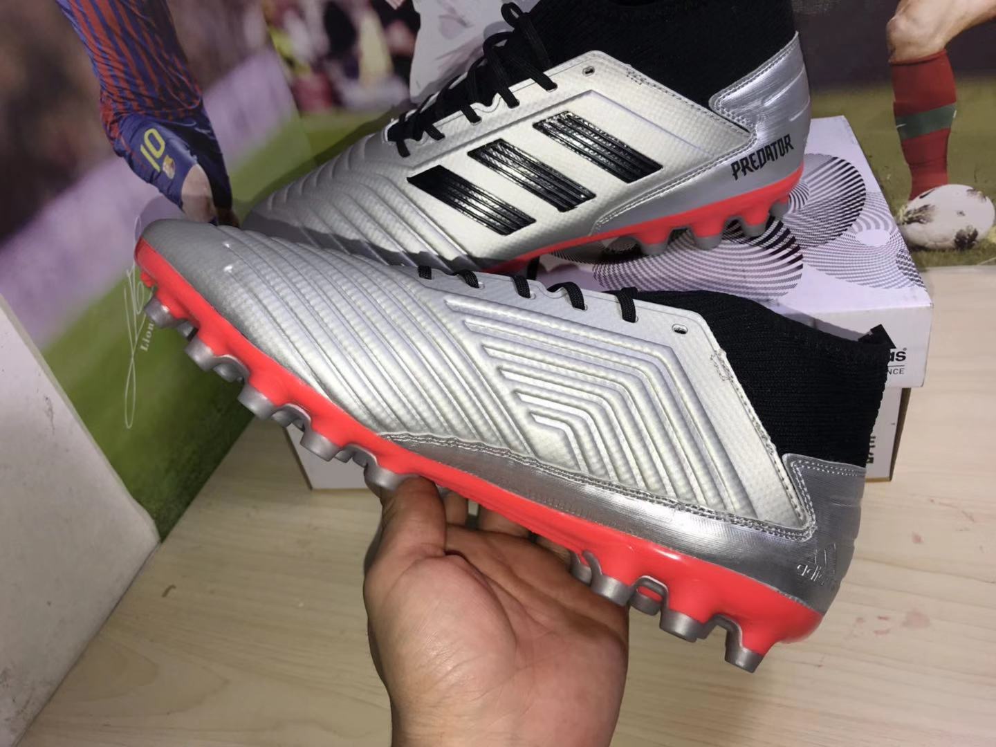 Adidas Predator 19.3 AG Silver F99989 - Enhance Your Game with Precision Adidas Predator 19.3 AG Silver F99989 - Enhance Your Game with Precision
