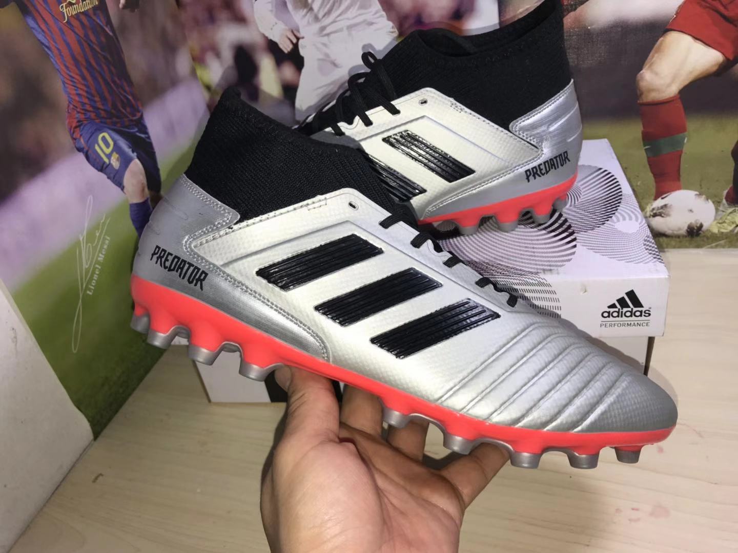 Adidas Predator 19.3 AG Silver F99989 - Enhance Your Game with Precision Adidas Predator 19.3 AG Silver F99989 - Enhance Your Game with Precision