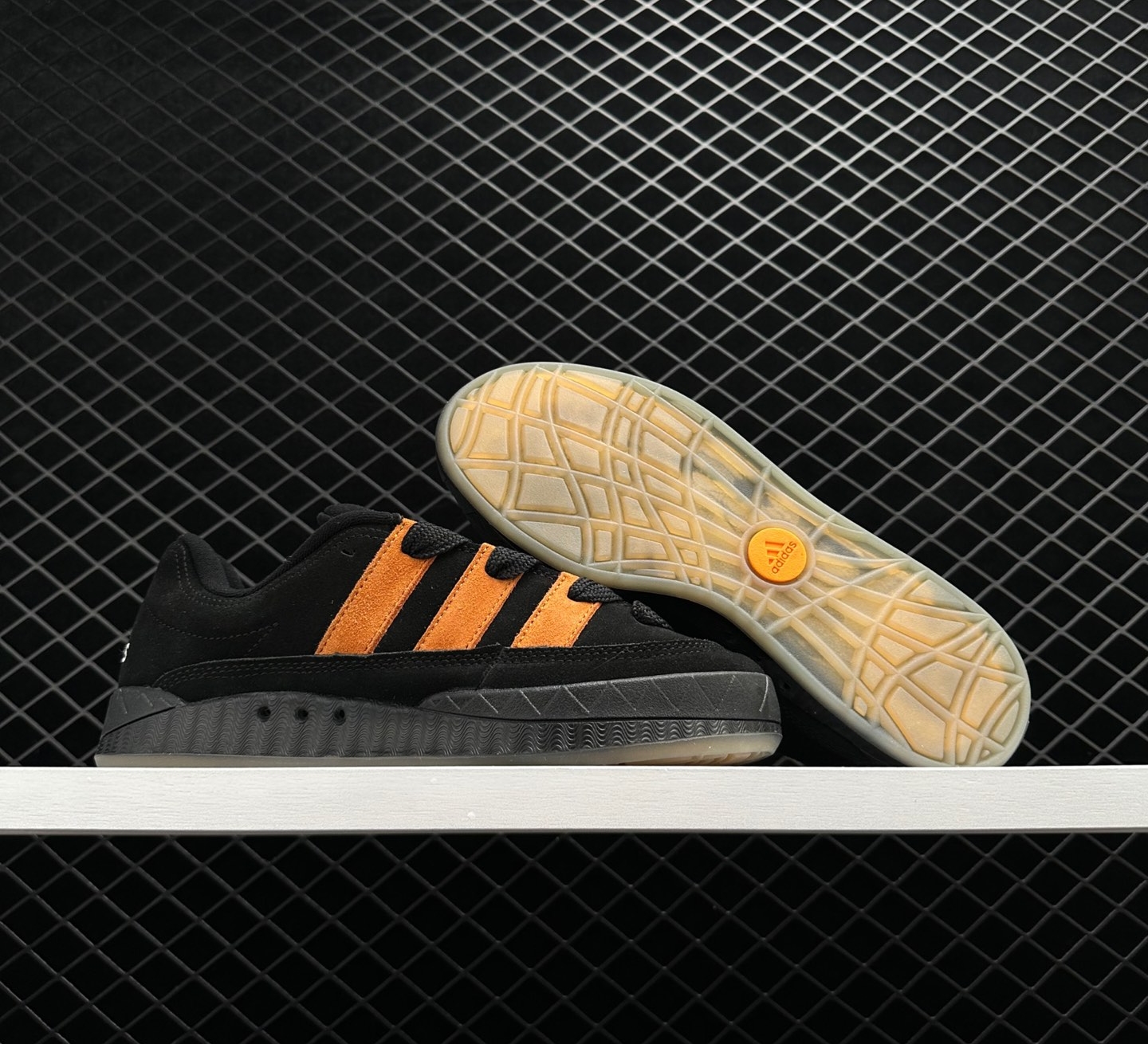 Adidas Jamal Smith x Adimatic 'Black Orange Rush' GX8976 - Stylish and Bold Athletic Sneakers Adidas Jamal Smith x Adimatic 'Black Orange Rush' GX8976 - Stylish and Bold Athletic Sneakers