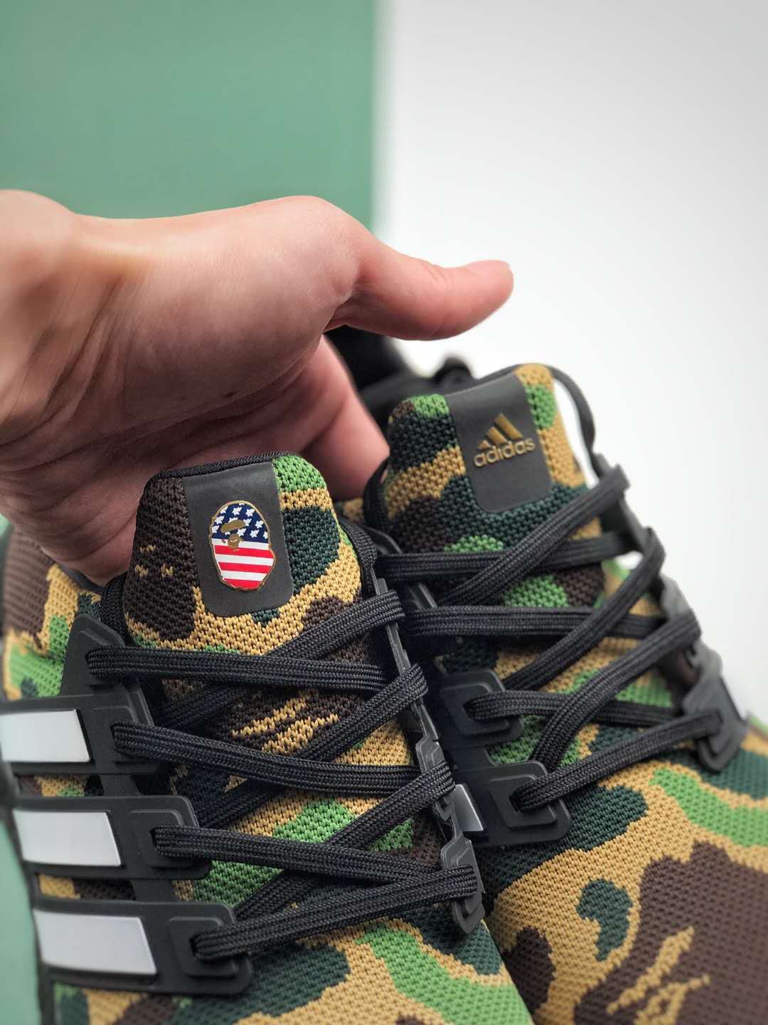 Adidas A Bathing Ape x UltraBoost 4.0 'Green Camo' F35097 - Stylish and Comfortable Sneakers Adidas A Bathing Ape x UltraBoost 4.0 'Green Camo' F35097 - Stylish and Comfortable Sneakers