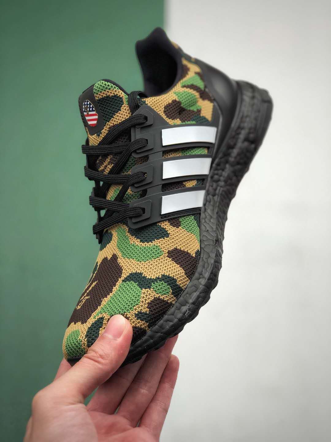 Adidas A Bathing Ape x UltraBoost 4.0 'Green Camo' F35097 - Stylish and Comfortable Sneakers Adidas A Bathing Ape x UltraBoost 4.0 'Green Camo' F35097 - Stylish and Comfortable Sneakers