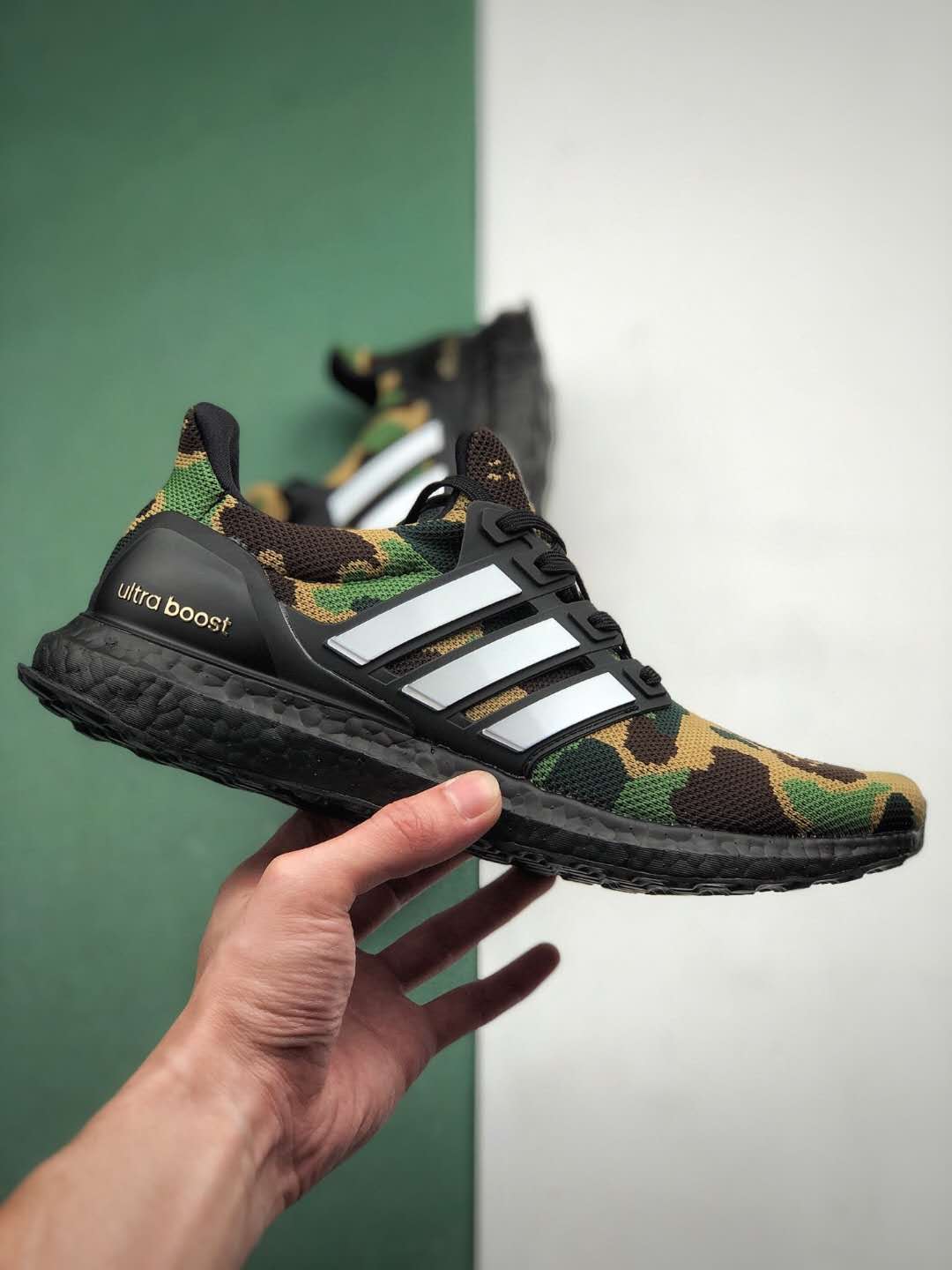 Adidas A Bathing Ape x UltraBoost 4.0 'Green Camo' F35097 - Stylish and Comfortable Sneakers Adidas A Bathing Ape x UltraBoost 4.0 'Green Camo' F35097 - Stylish and Comfortable Sneakers
