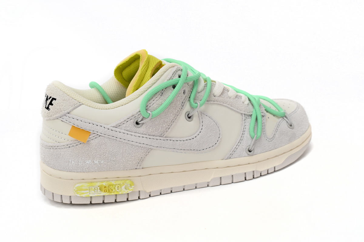 Nike Off-White X Dunk Low 'Lot 14 Of 50' DJ0950-106 - Limited Edition Collaboration with Off-White, Durable and Stylish Sneakers Nike Off-White X Dunk Low 'Lot 14 Of 50' DJ0950-106 - Limited Edition Collaboration with Off-White, Durable and Stylish Sneakers