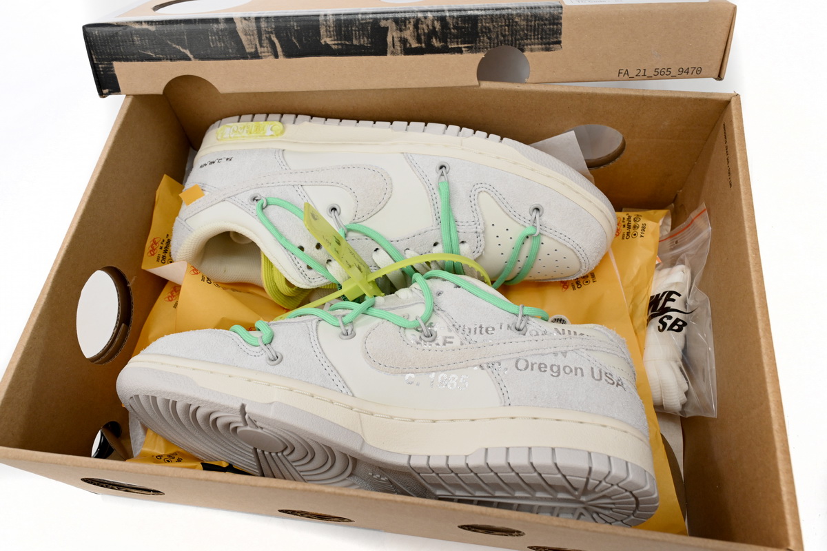 Nike Off-White X Dunk Low 'Lot 14 Of 50' DJ0950-106 - Limited Edition Collaboration with Off-White, Durable and Stylish Sneakers Nike Off-White X Dunk Low 'Lot 14 Of 50' DJ0950-106 - Limited Edition Collaboration with Off-White, Durable and Stylish Sneakers