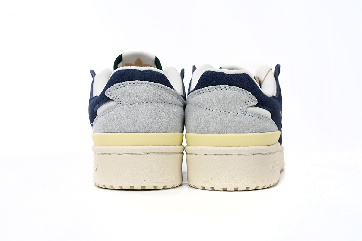 Adidas Forum 84 Low 'Beige Navy Green' - Classic Design with a Stylish Twist Adidas Forum 84 Low 'Beige Navy Green' - Classic Design with a Stylish Twist