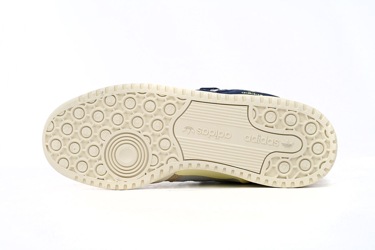 Adidas Forum 84 Low 'Beige Navy Green' - Classic Design with a Stylish Twist Adidas Forum 84 Low 'Beige Navy Green' - Classic Design with a Stylish Twist
