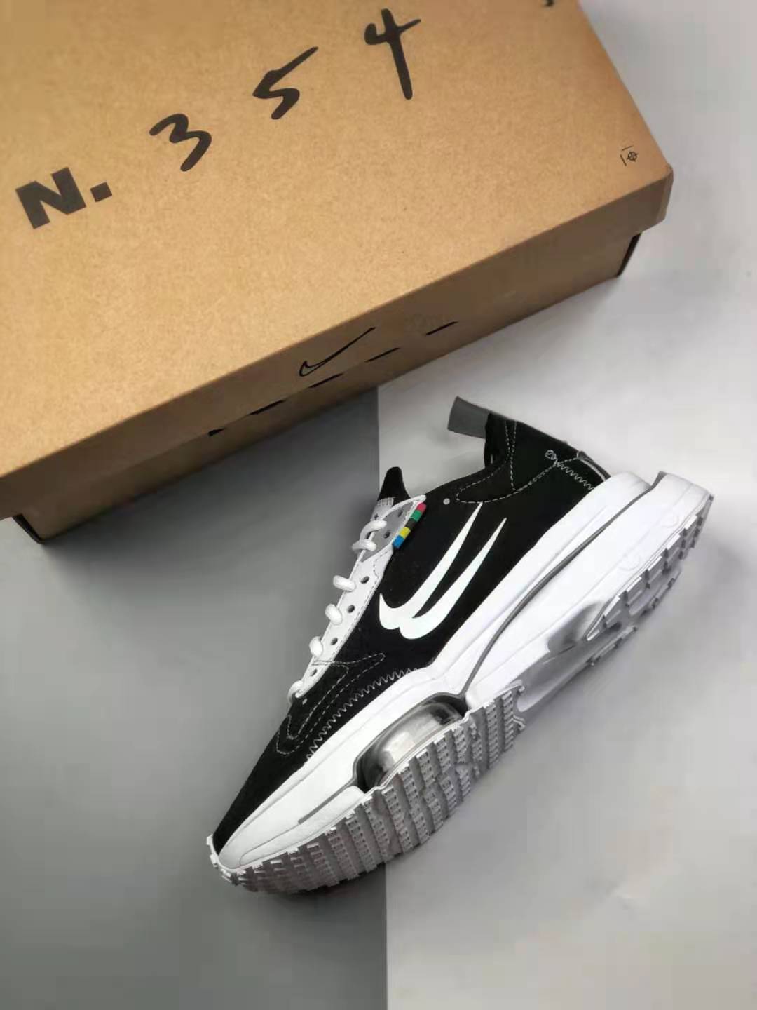 Nike Air Zoom Type N.354 Black White Particle Grey Sneakers DB2622-001 - Shop Now for Stylish and Comfortable Footwear