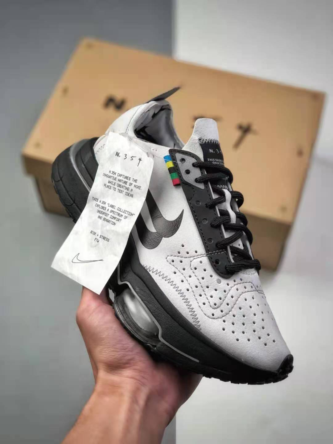 Nike Air Zoom Type N.354 Black White Particle Grey Sneakers DB2622-001 - Shop Now for Stylish and Comfortable Footwear