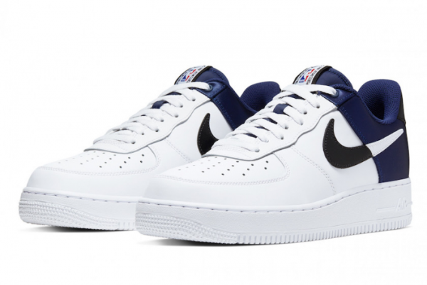 Nike Air Force 1 Navy/Black-White BQ4420-400 - Authentic NBA Edition Nike Air Force 1 Navy/Black-White BQ4420-400 - Authentic NBA Edition