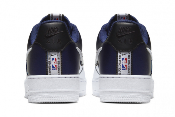 Nike Air Force 1 Navy/Black-White BQ4420-400 - Authentic NBA Edition Nike Air Force 1 Navy/Black-White BQ4420-400 - Authentic NBA Edition