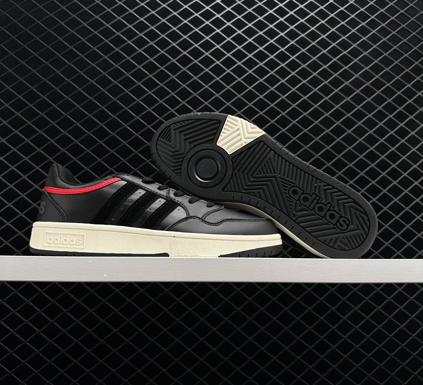 Adidas Neo Hoops 3.0 Black GZ1347: Durable Low Tops for Casual Skateboarding
