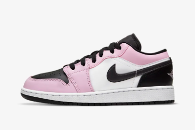 Air Jordan 1 Low GS 'Light Arctic Pink' 554723-601 - Vibrant and Stylish Sneakers for Girls