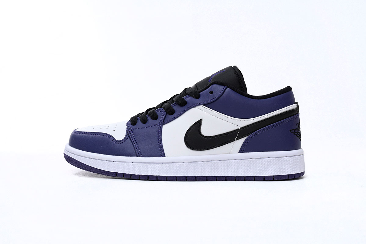 Air Jordan 1 Low 'Court Purple' 553558-500 - Limited Edition Sneakers