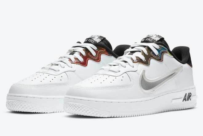 Nike Air Force 1 React White/Glow-Black-Multi-color CN9838-100 - Stylish and Versatile Sneakers