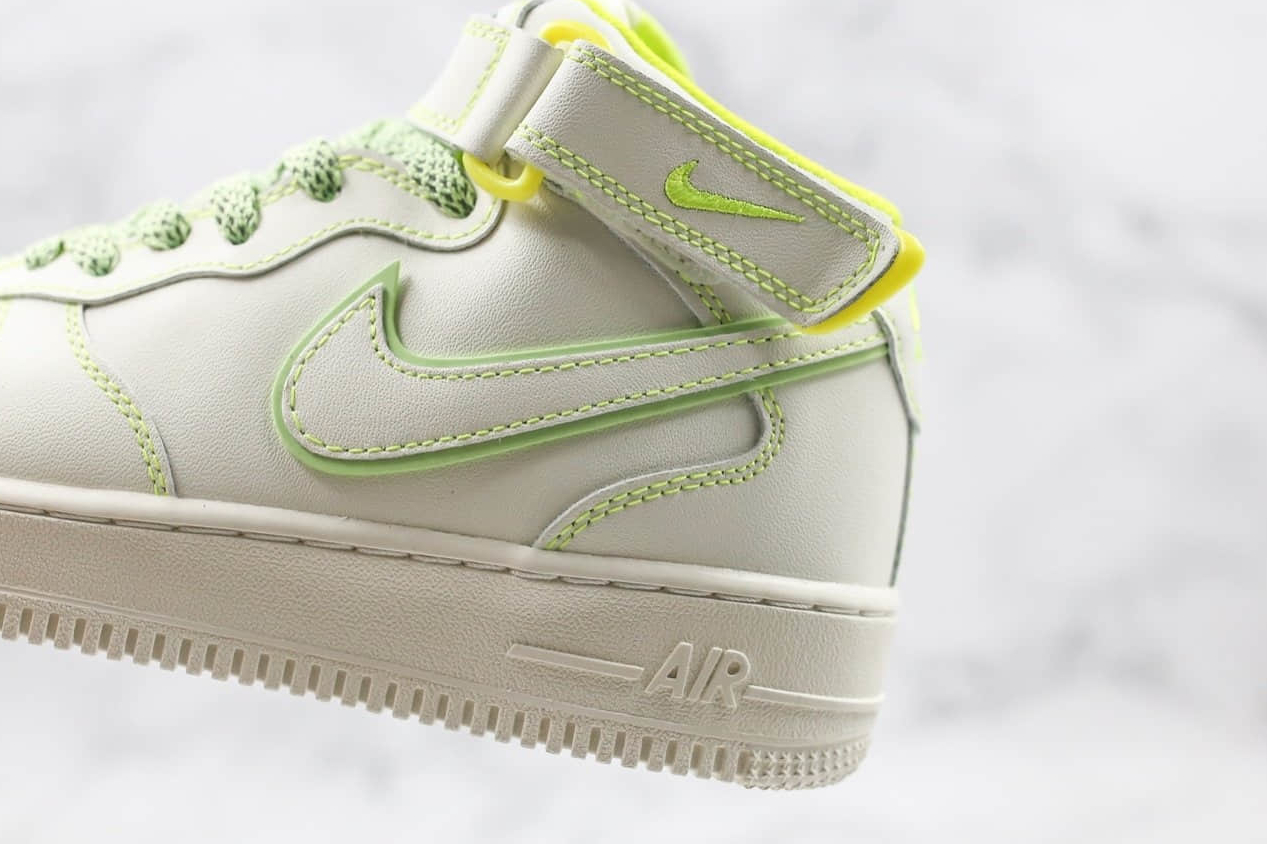 3M x Nike Air Force 1 07 Mid White Green Shoes - AA1118-012 3M x Nike Air Force 1 07 Mid White Green Shoes - AA1118-012