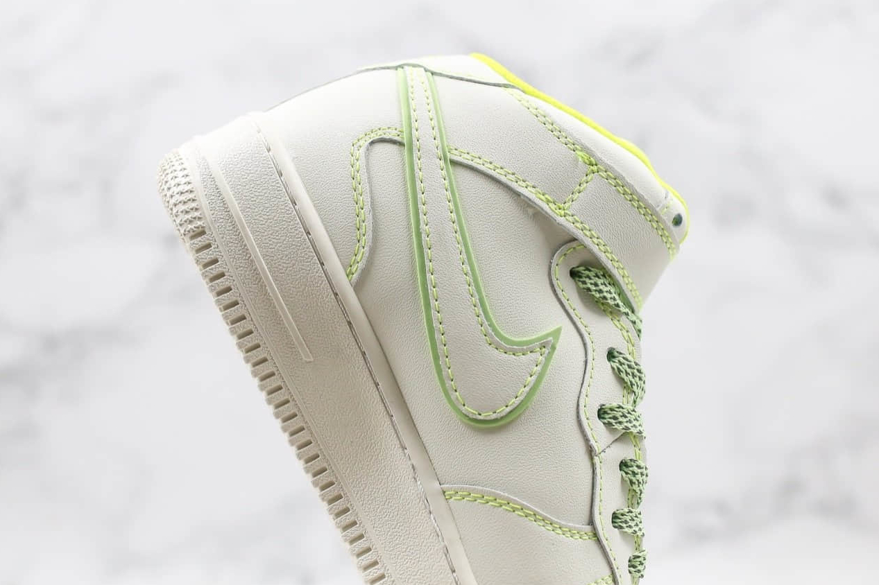3M x Nike Air Force 1 07 Mid White Green Shoes - AA1118-012 3M x Nike Air Force 1 07 Mid White Green Shoes - AA1118-012