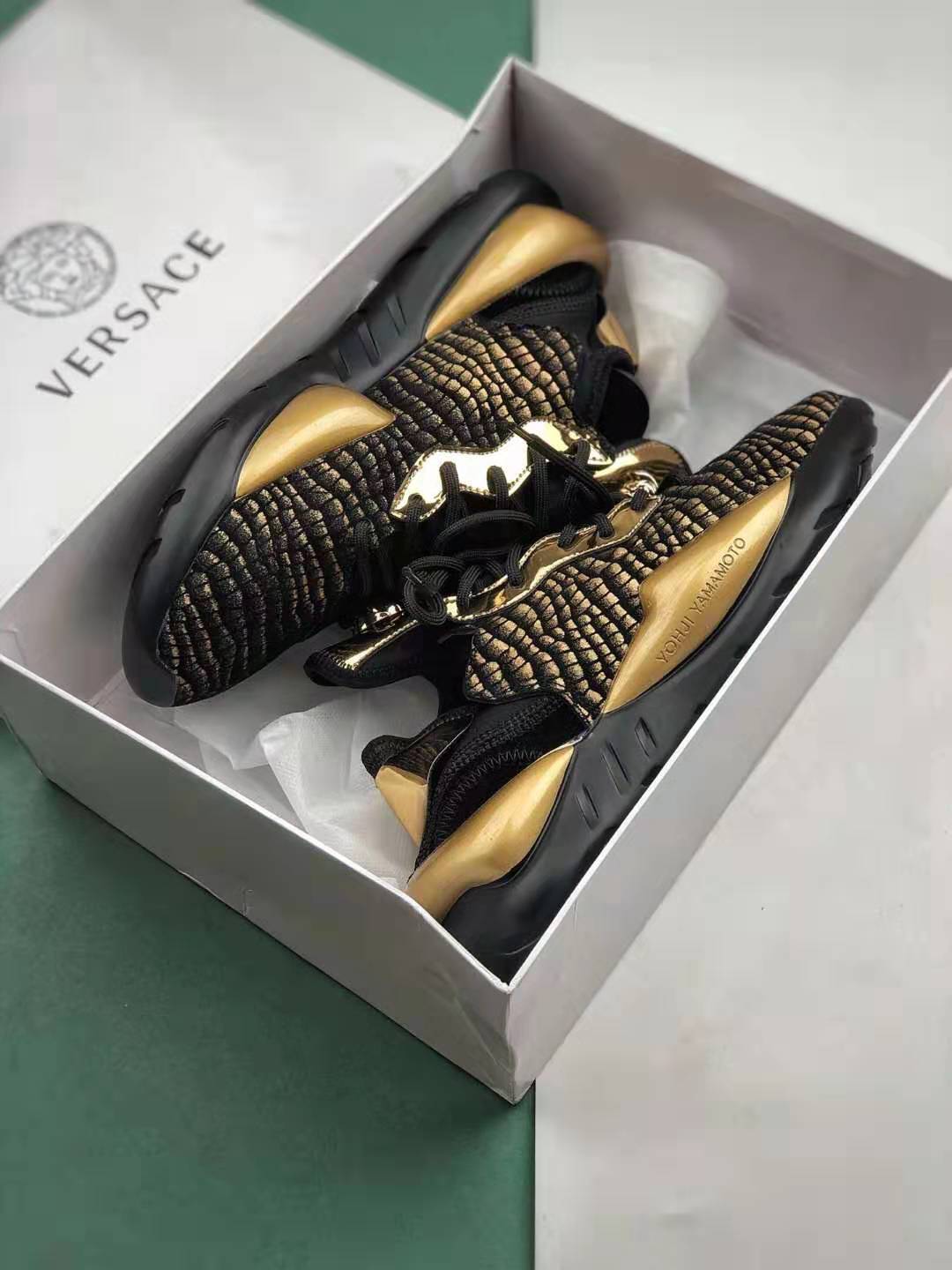 Adidas Y-3 Kaiwa Chunky Versave Black Gold Flower - Shop Now! Adidas Y-3 Kaiwa Chunky Versave Black Gold Flower - Shop Now!