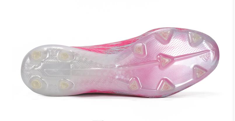 Adidas X 19.1 FG - White Shock Pink Soccer Cleats | EG7125 Adidas X 19.1 FG - White Shock Pink Soccer Cleats | EG7125