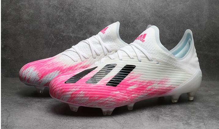 Adidas X 19.1 FG - White Shock Pink Soccer Cleats | EG7125 Adidas X 19.1 FG - White Shock Pink Soccer Cleats | EG7125