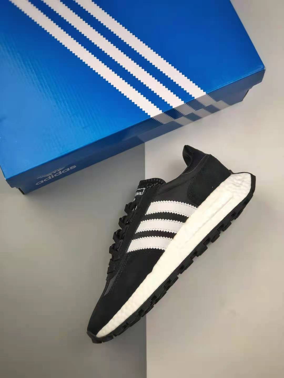 Adidas Racing 1 Boost Prototype Core Black Cloud White Q47107 - Premium Sneaker with Boost Technology
