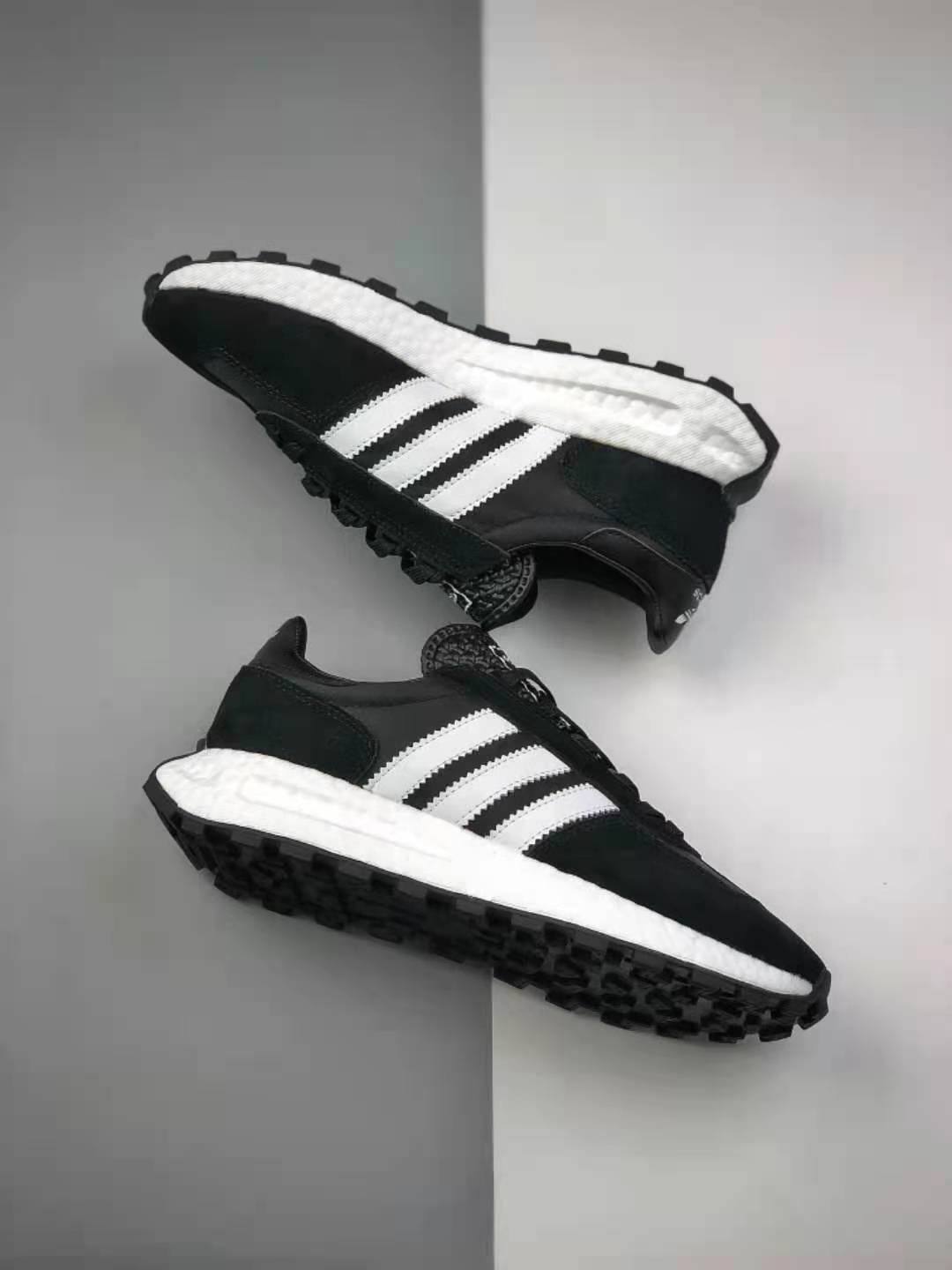 Adidas Racing 1 Boost Prototype Core Black Cloud White Q47107 - Premium Sneaker with Boost Technology