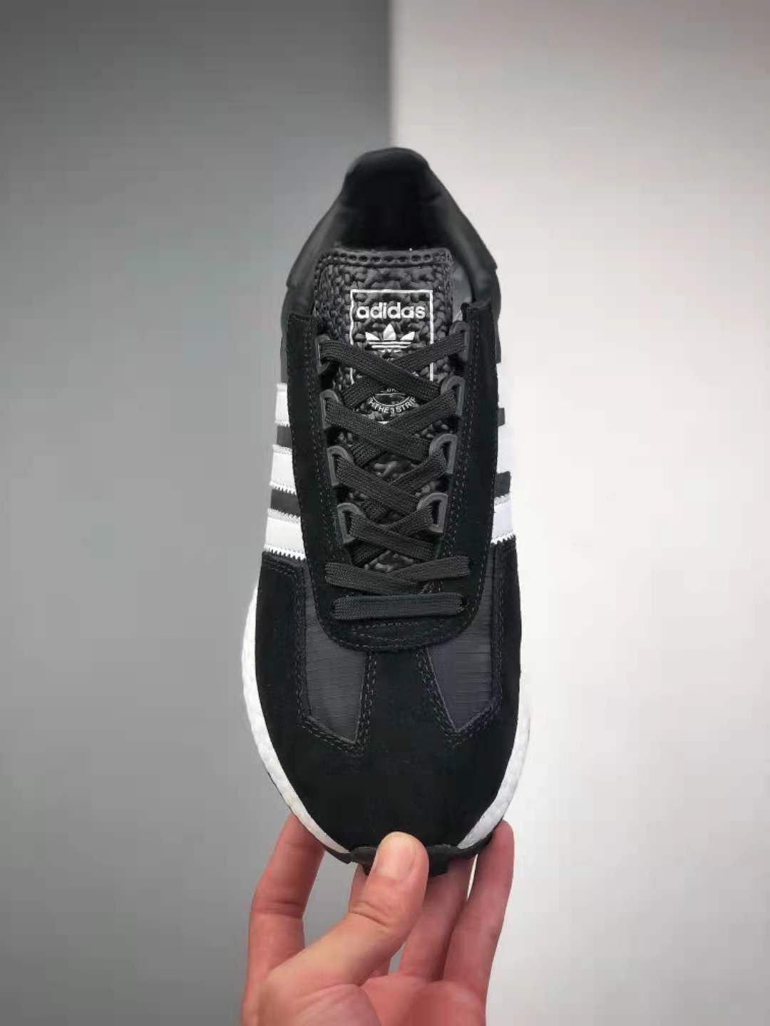 Adidas Racing 1 Boost Prototype Core Black Cloud White Q47107 - Premium Sneaker with Boost Technology