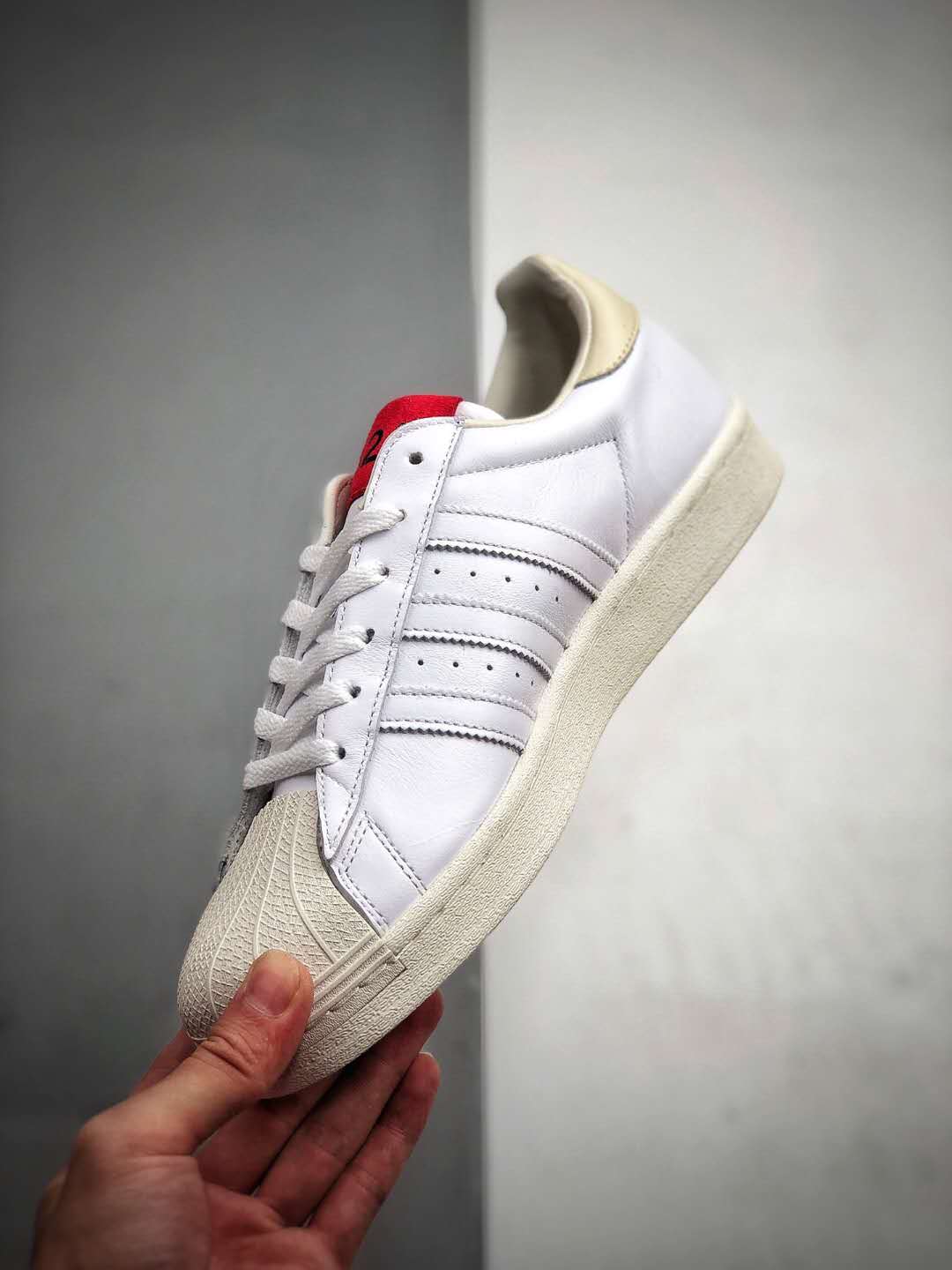Adidas 424 x Superstar Shell Toe White Scarlet FW7624 - Stylish and Iconic Footwear Adidas 424 x Superstar Shell Toe White Scarlet FW7624 - Stylish and Iconic Footwear