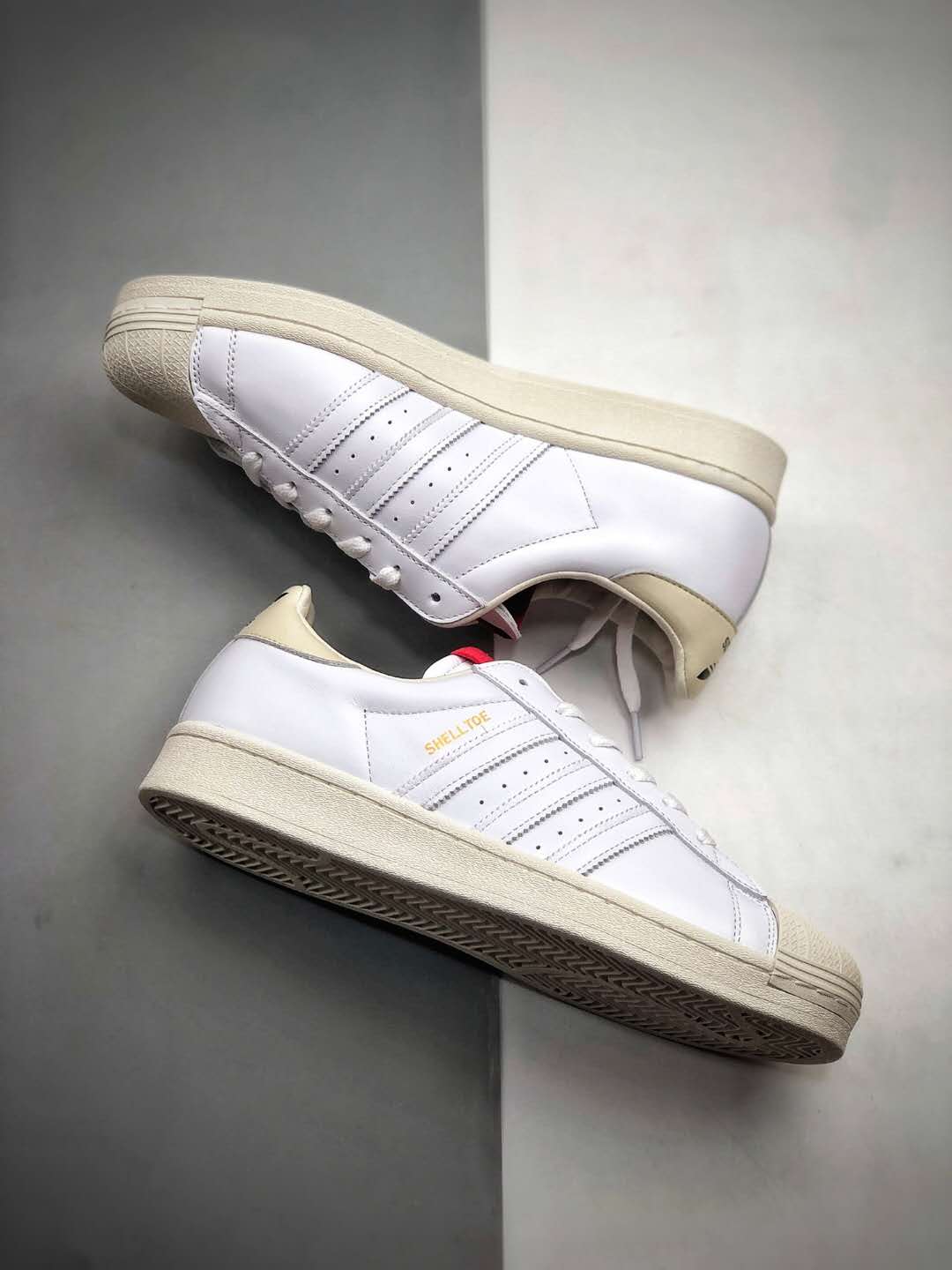 Adidas 424 x Superstar Shell Toe White Scarlet FW7624 - Stylish and Iconic Footwear Adidas 424 x Superstar Shell Toe White Scarlet FW7624 - Stylish and Iconic Footwear
