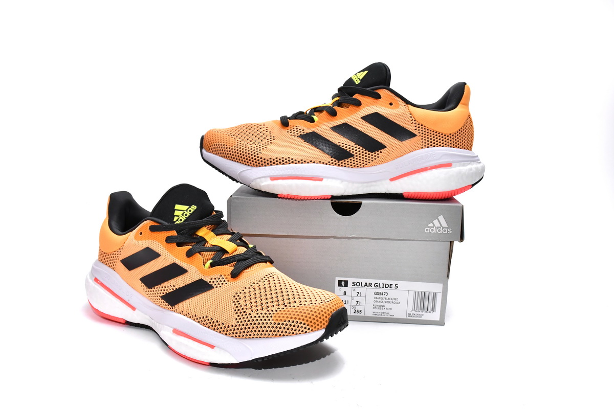 Adidas SolarGlide 5 'Flash Orange Turbo' GX5470 - Fast and Stylish Running Shoes Adidas SolarGlide 5 'Flash Orange Turbo' GX5470 - Fast and Stylish Running Shoes