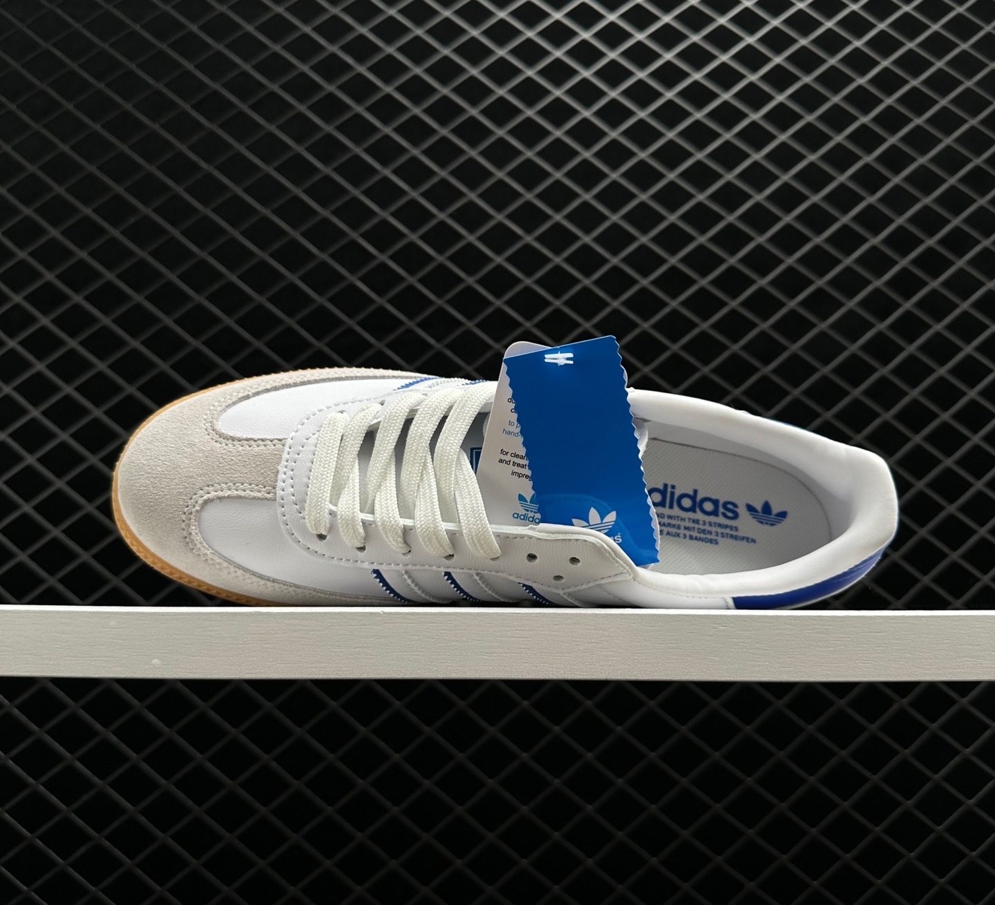 Adidas Samba 'White Lucid Blue' IG2339 - Classic Sneakers for Men Adidas Samba 'White Lucid Blue' IG2339 - Classic Sneakers for Men