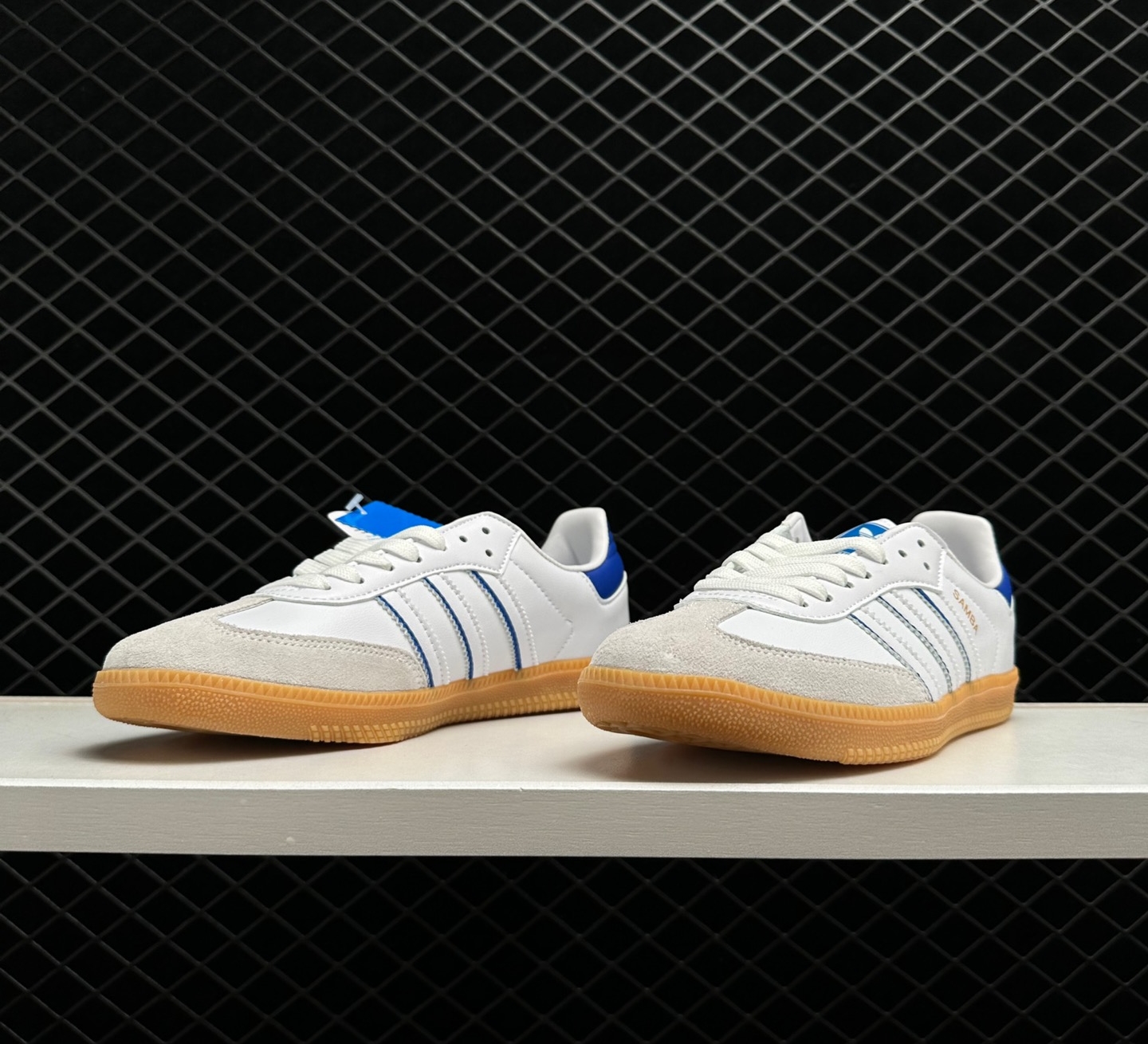 Adidas Samba 'White Lucid Blue' IG2339 - Classic Sneakers for Men Adidas Samba 'White Lucid Blue' IG2339 - Classic Sneakers for Men