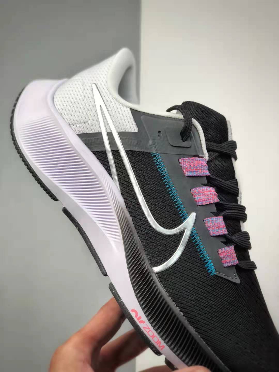 Nike Air Zoom Pegasus 38 Black Metallic Silver CW7356-003 - Shop Now! Nike Air Zoom Pegasus 38 Black Metallic Silver CW7356-003 - Shop Now!