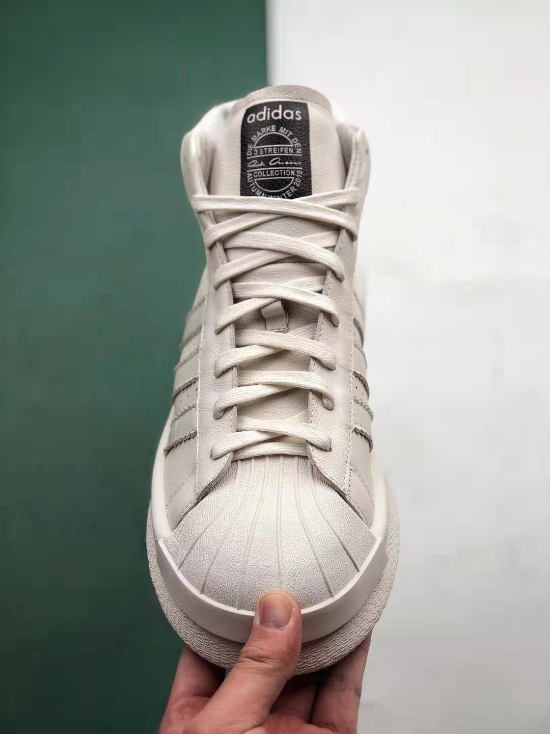 Adidas Mastodon Pro Model Rick Owens Smooth Milk BA9761 - Stylish & Modern Footwear Adidas Mastodon Pro Model Rick Owens Smooth Milk BA9761 - Stylish & Modern Footwear