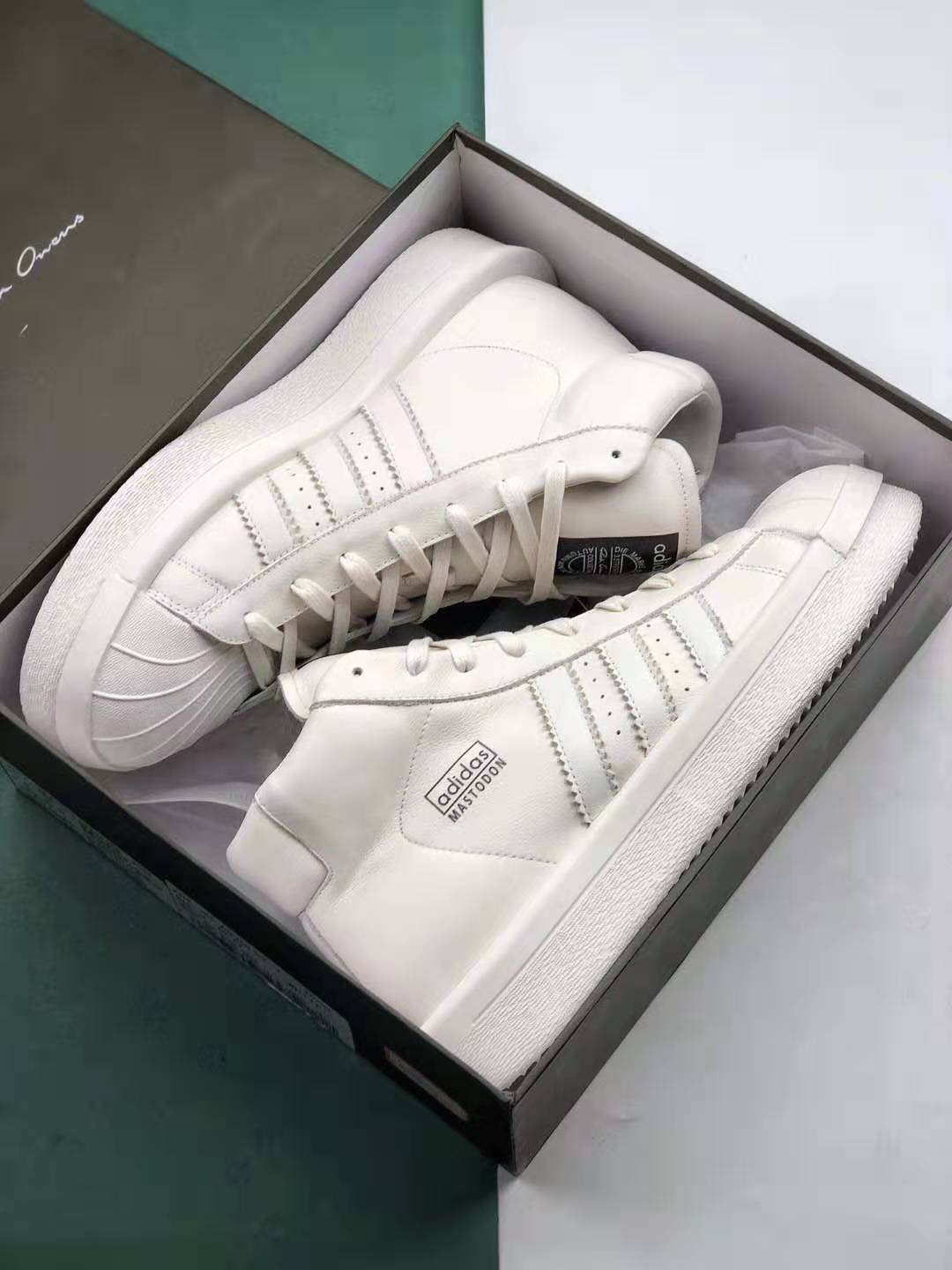 Adidas Mastodon Pro Model Rick Owens Smooth Milk BA9761 - Stylish & Modern Footwear Adidas Mastodon Pro Model Rick Owens Smooth Milk BA9761 - Stylish & Modern Footwear