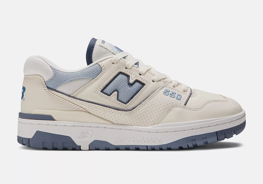New Balance 550 Beige Vintage Indigo - Shop the Latest BB550PLA