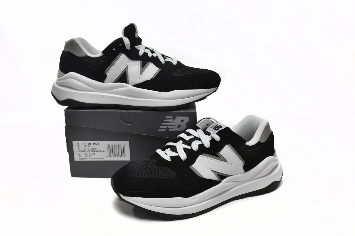 New Balance 57/40 'Black White' M5740CB - Sleek and Stylish Sneakers New Balance 57/40 'Black White' M5740CB - Sleek and Stylish Sneakers