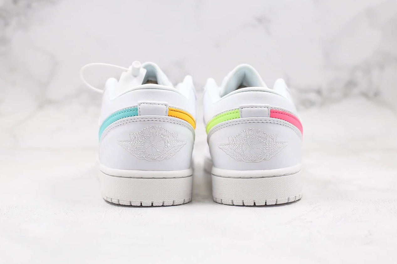 Air Jordan 1 Low 'White Multi-Color' CW7033-100 - Stylish and Versatile Sneakers for Every Occasion