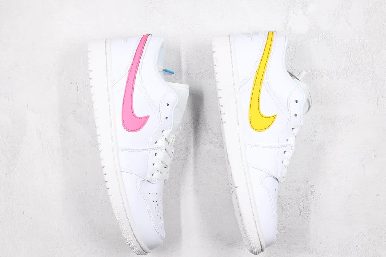 Air Jordan 1 Low 'White Multi-Color' CW7033-100 - Stylish and Versatile Sneakers for Every Occasion