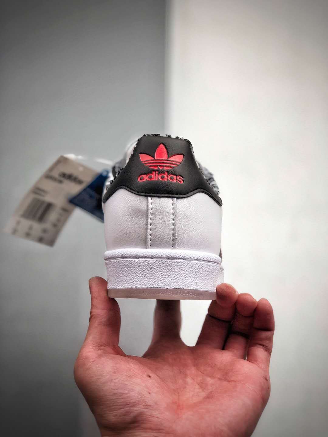 Adidas Superstar Cloud 'White Core Black Red' FW6593 - Trendy and Classic Sneaker