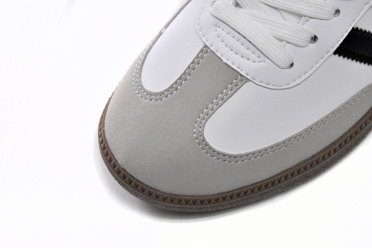 Adidas Originals Samba White Black Gray Unisex FW2427 - Sleek and Classic Footwear Adidas Originals Samba White Black Gray Unisex FW2427 - Sleek and Classic Footwear