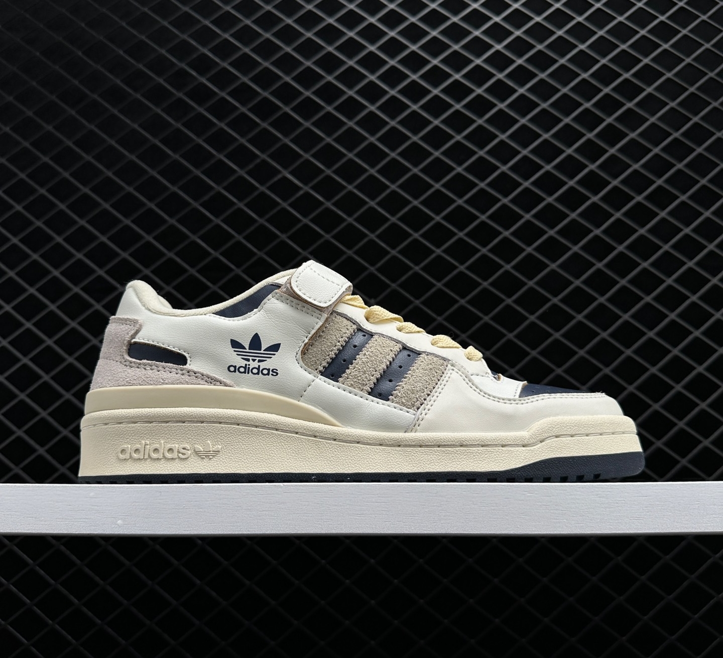 Adidas Forum 84 Low XLD Off White Collegiate Navy GZ6427 - Vintage-Inspired Classic Design for Modern Style