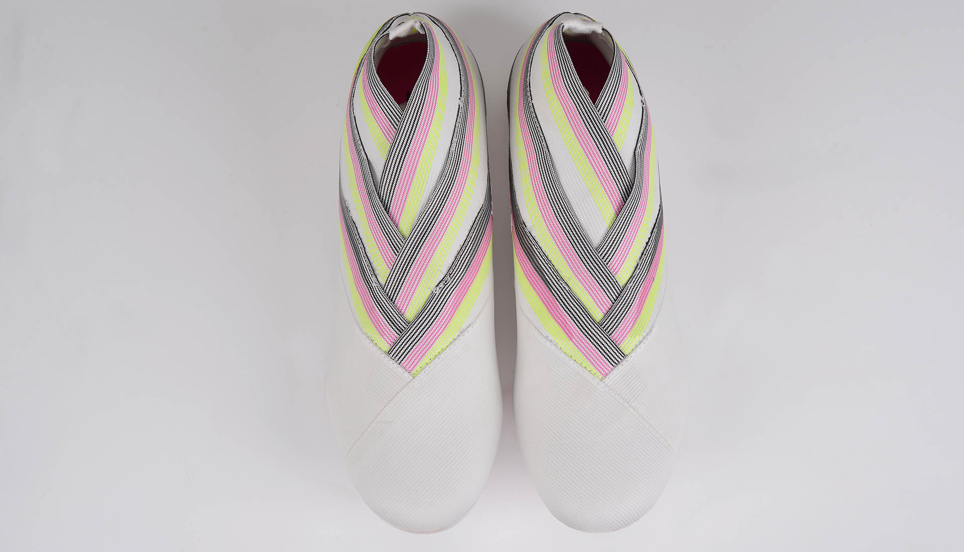 Adidas Nemeziz 19+ FG Limited Edition White Pink Solar Yellow - Shop Now! Adidas Nemeziz 19+ FG Limited Edition White Pink Solar Yellow - Shop Now!