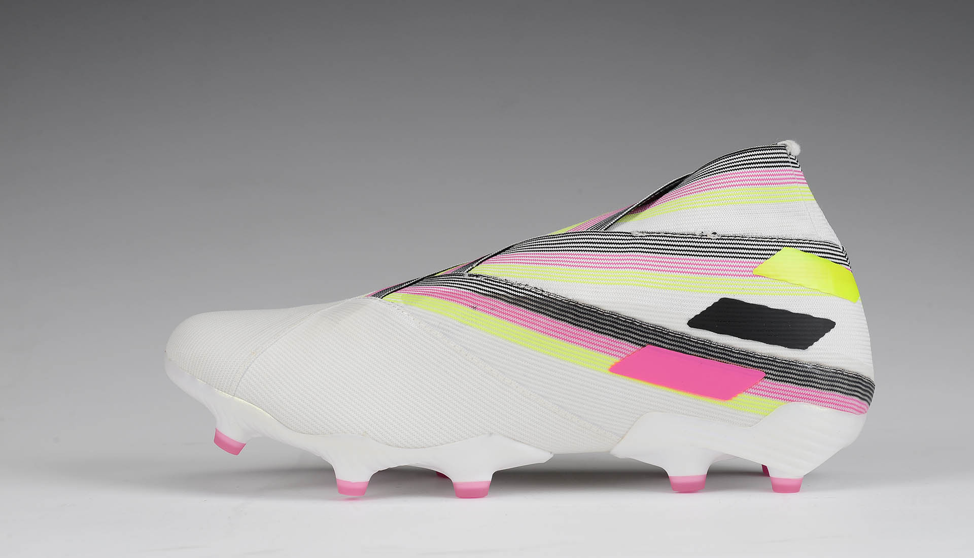 Adidas Nemeziz 19+ FG Limited Edition White Pink Solar Yellow - Shop Now! Adidas Nemeziz 19+ FG Limited Edition White Pink Solar Yellow - Shop Now!